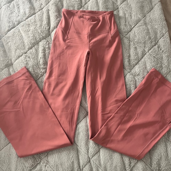 Lululemon Grove Super-High-Rise Flared Pant Nulu and Align Long Sleeve Set - Picture 5 of 5